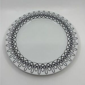 Not Neutral Poland Ribbon Black Chop Plate